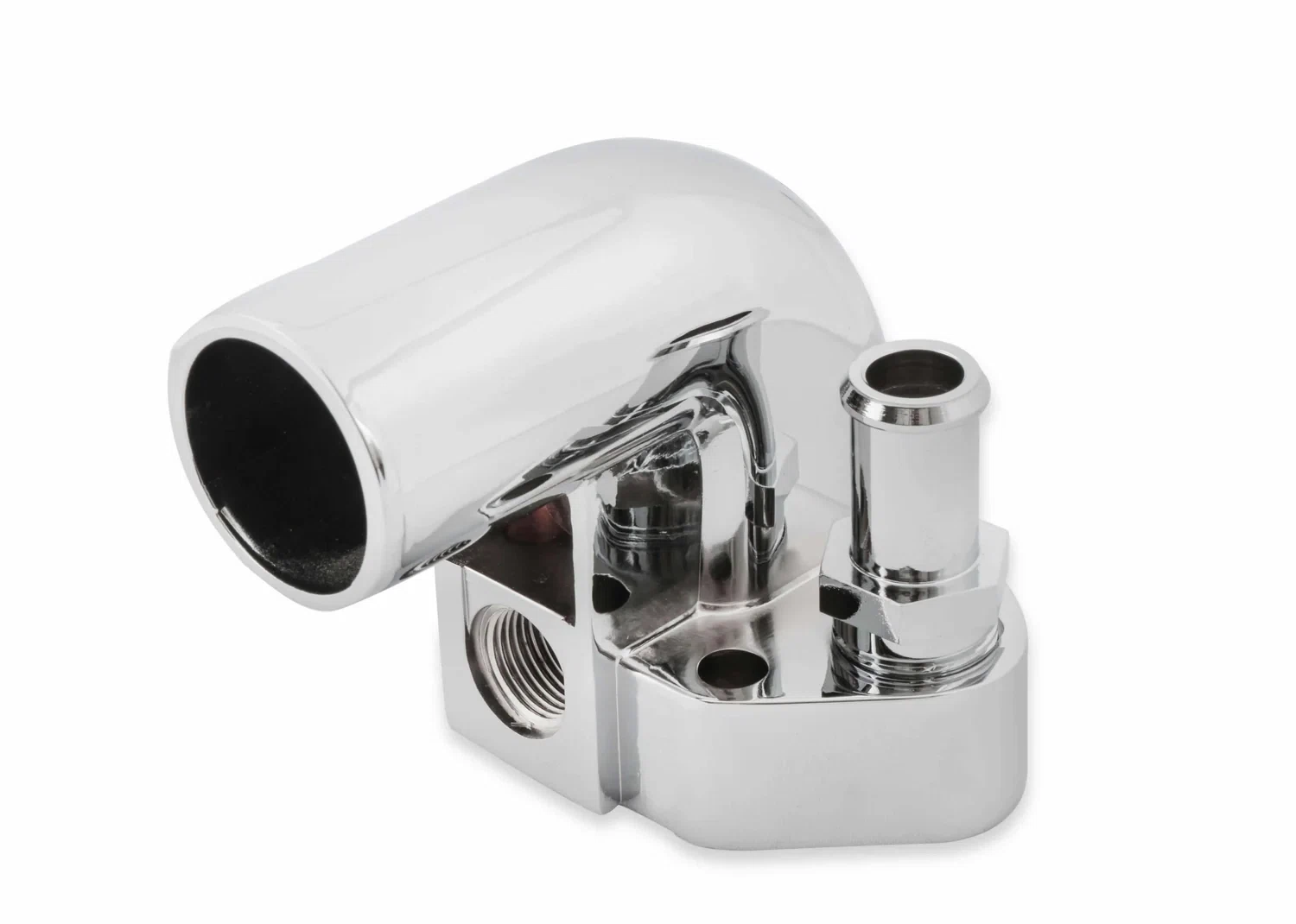 Mr. Gasket Water Neck - Chrome - 9713